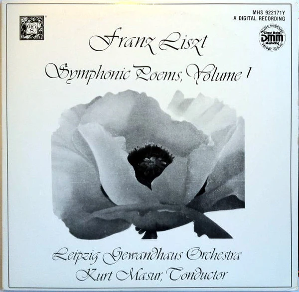 Franz Liszt / Gewandhausorchester Leipzig, Kurt Masur - Symphonic Poems, Volume I (2xLP) (Near Mint (NM or M-))
