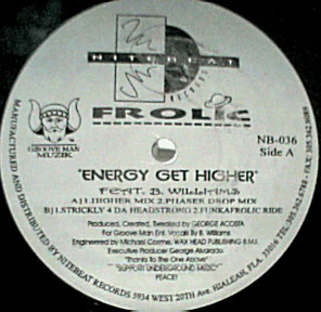 Frolic - Energy Get Higher (12") (Very Good Plus (VG+)) - Image 3