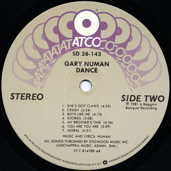 Gary Numan - Dance (LP) (Mint (M)) - Image 4