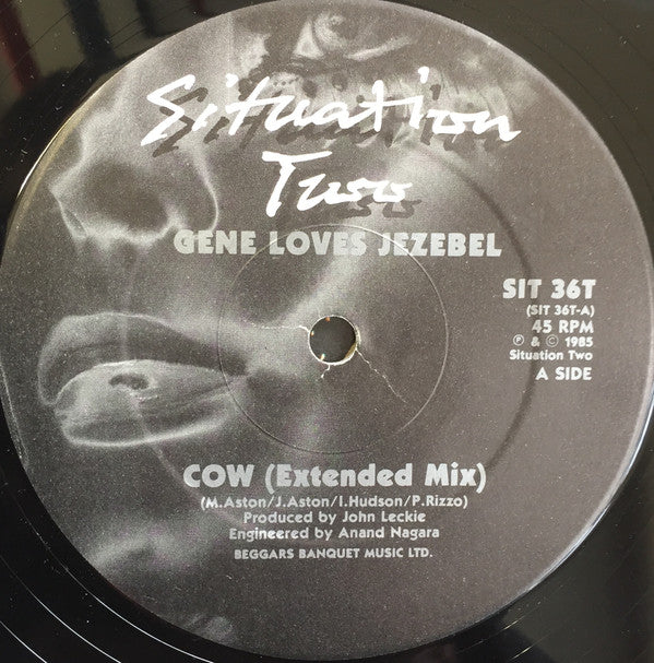Gene Loves Jezebel - The Cow (12") (Very Good Plus (VG+)) - Image 3