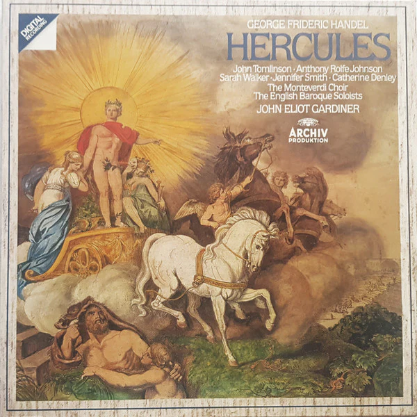 Georg Friedrich Händel - John Tomlinson , Catherine Denley, The Monteverdi Choir, The English Baroque Soloists, John Eliot Gardiner - Hercules (3xLP) (Mint (M))