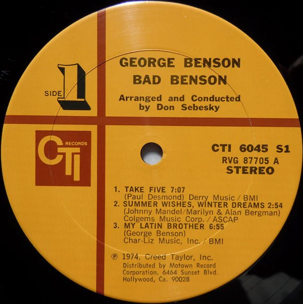 George Benson - Bad Benson (LP) (Very Good Plus (VG+)) - Image 5