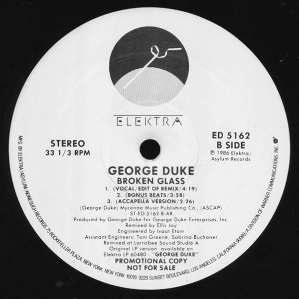George Duke - Broken Glass (12") (Near Mint (NM or M-)) - Image 2