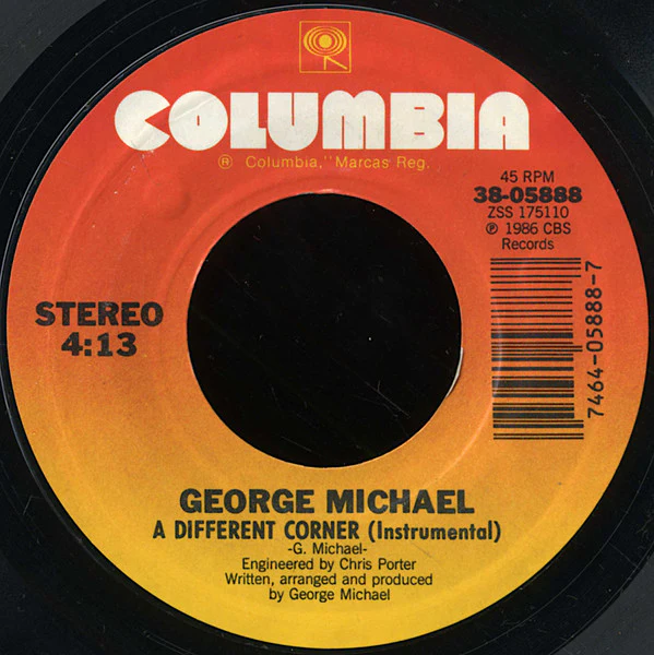 George Michael - A Different Corner (7") (Near Mint (NM or M-)) - Image 4