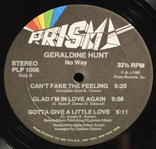 Geraldine Hunt - No Way (LP) (Near Mint (NM or M-)) - Image 4