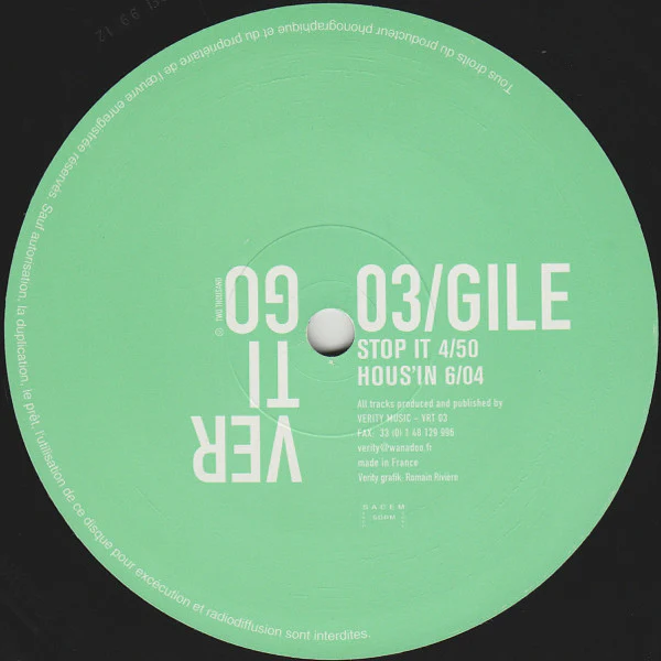 Gile - Starnight (12") (Very Good (VG)) - Image 4