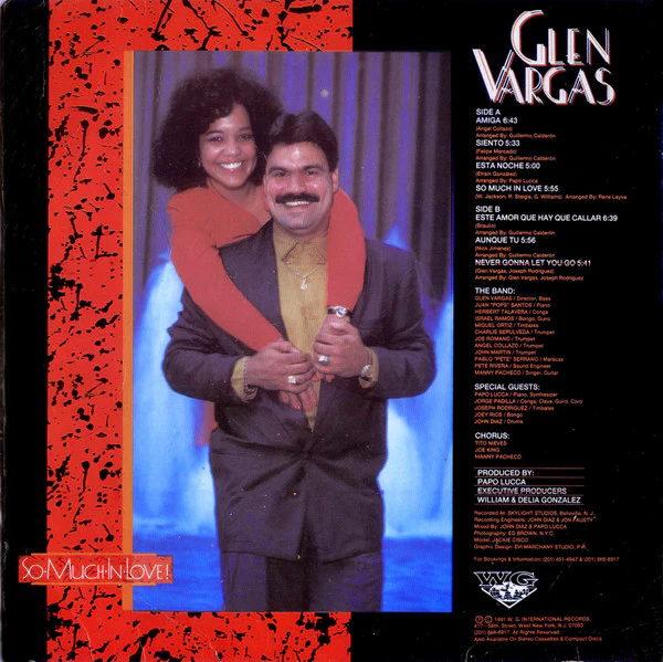 Glen Vargas  - So Much Love (LP) (Near Mint (NM or M-)) - Image 2