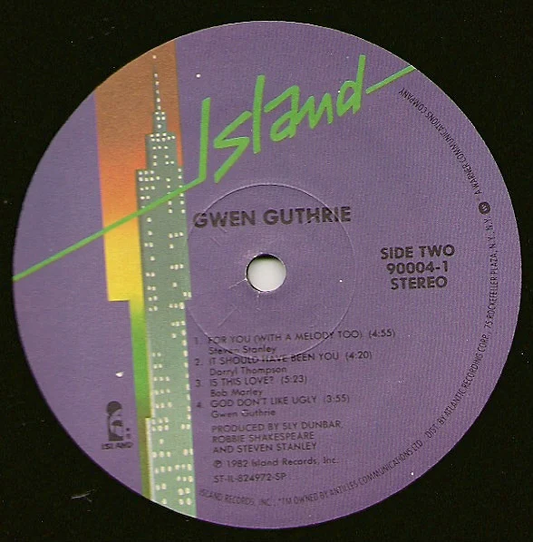 Gwen Guthrie - Gwen Guthrie (LP) (Near Mint (NM or M-)) - Image 4