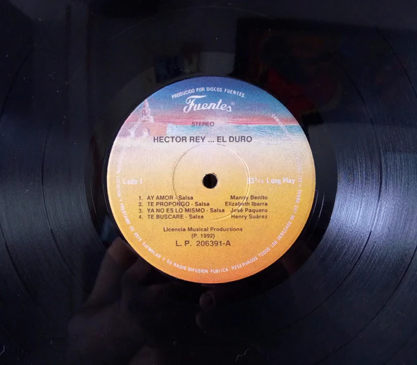 Héctor Rey - Al Duro (LP) (Very Good Plus (VG+)) - Image 3