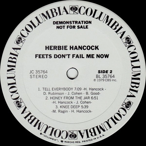 Herbie Hancock - Feets Don't Fail Me Now (LP) (Very Good Plus (VG+)) - Image 4