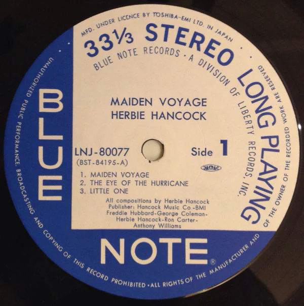 Herbie Hancock - Maiden Voyage (LP) (Near Mint (NM or M-)) - Image 4