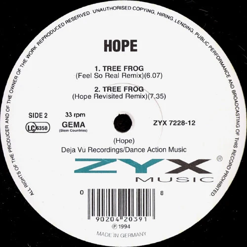 Hope - Tree Frog (12") (Near Mint (NM or M-)) - Image 2