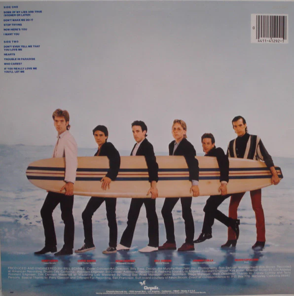 Huey Lewis And The News* - Huey Lewis And The News (LP) (Near Mint (NM or M-)) - Image 2