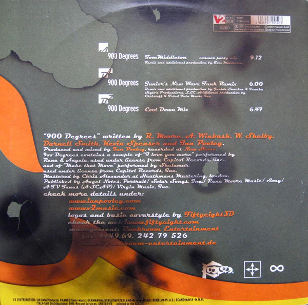 Ian Pooley - 900 Degrees Vol. 2 (12") (Very Good Plus (VG+)) - Image 2