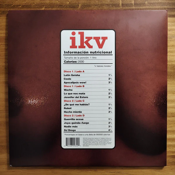 Illya Kuryaki & The Valderramas - Leche (LP) (Mint (M)) - Image 2