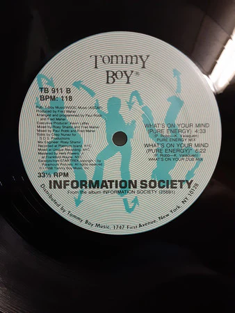 Information Society - What's On Your Mind (Pure Energy) (12") (Very Good Plus (VG+)) - Image 4