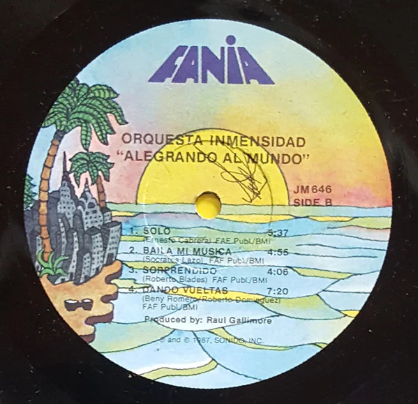 Inmensidad* - Alegrando El Mundo (LP) (Very Good Plus (VG+)) - Image 4