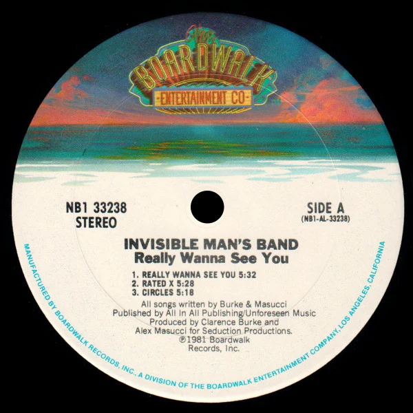 Invisible Man's Band - Really Wanna See You (LP) (Near Mint (NM or M-)) - Image 3