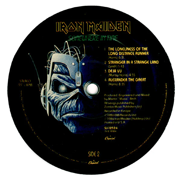 Iron Maiden - Somewhere In Time (LP) (Very Good Plus (VG+)) - Image 4