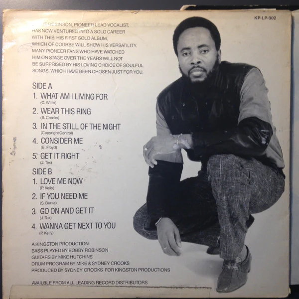 Jackie Robinson  - Consider Me (LP) (Very Good Plus (VG+)) - Image 2