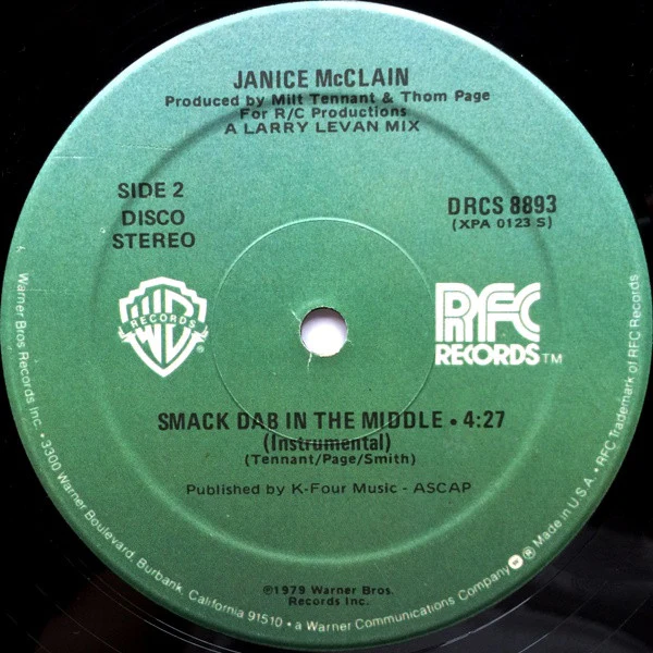 Janice McClain - Smack Dab In The Middle (12") (Very Good Plus (VG+)) - Image 2
