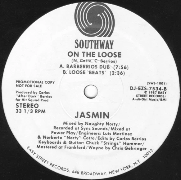 Jasmin  - On The Loose (12") (Very Good (VG)) - Image 2
