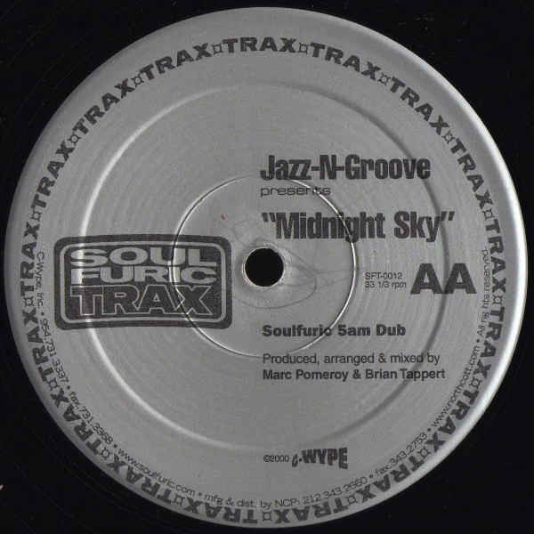 Jazz-N-Groove - Midnight Sky (12") (Very Good Plus (VG+)) - Image 3