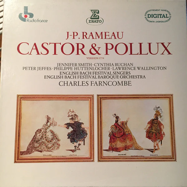 Jean-Philippe Rameau - Jennifer Smith , Cynthia Buchan, Peter Jeffes, Philippe Huttenlocher, Lawrence Wallington, English Bach Festival Baroque Orchestra, Charles Farncombe - Castor Et Pollux (3xLP) (Near Mint (NM or M-))