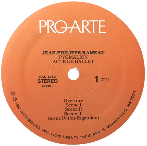 Jean-Philippe Rameau : La Petite Bande - Gustav Leonhardt - Pygmalion (LP) (Near Mint (NM or M-)) - Image 3
