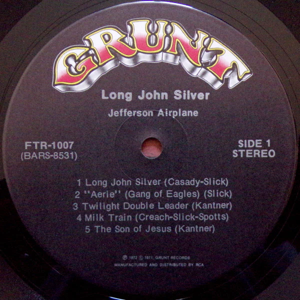 Jefferson Airplane - Long John Silver (LP) (Mint (M)) - Image 3
