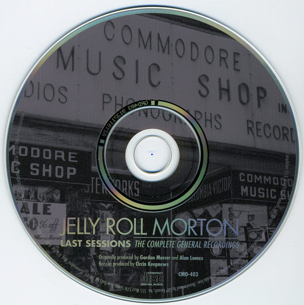 Jelly Roll Morton - Last Sessions (The Complete General Recordings) (CD) (Mint (M)) - Image 3