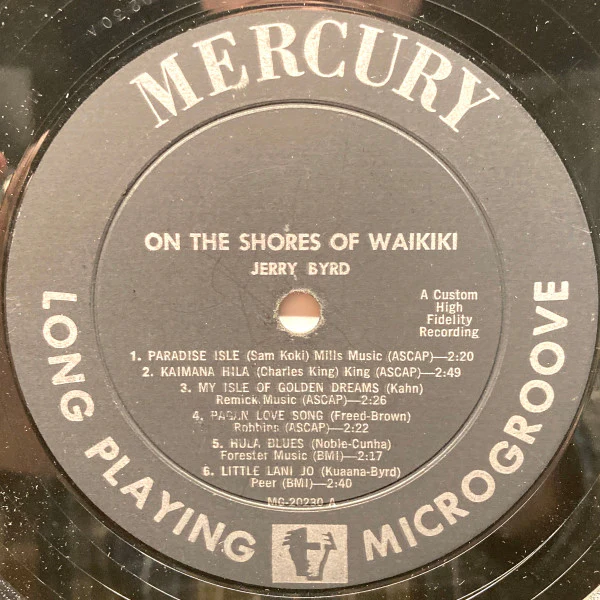 Jerry Byrd And His Orchestra - On The Shores Of Waikiki (LP) (Near Mint (NM or M-)) - Image 3
