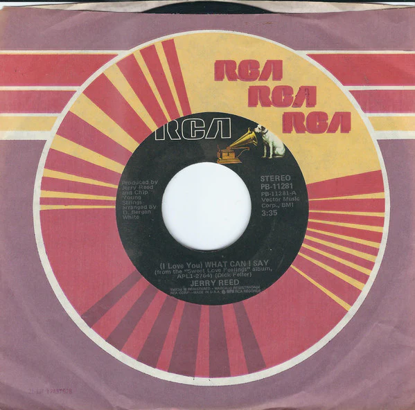 Jerry Reed - (I Love You) What Can I Say (7") (Near Mint (NM or M-)) - Image 3