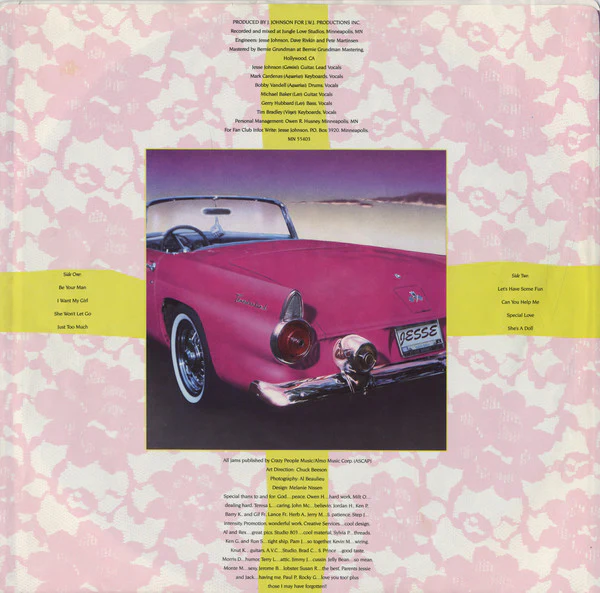 Jesse Johnson's Revue - Jesse Johnson's Revue (LP) (Mint (M)) - Image 4