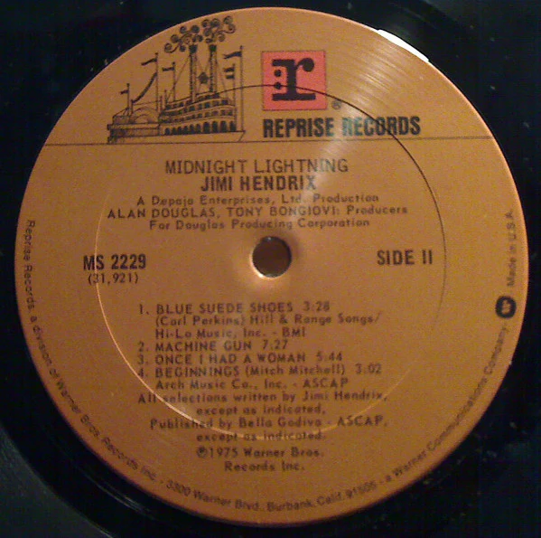 Jimi Hendrix - Midnight Lightning (LP) (Very Good Plus (VG+)) - Image 4
