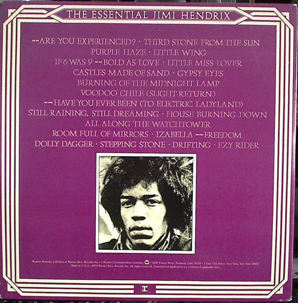 Jimi Hendrix - The Essential Jimi Hendrix (2xLP) (Very Good Plus (VG+)) - Image 2