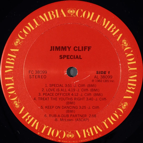 Jimmy Cliff - Special (LP) (Very Good Plus (VG+)) - Image 3