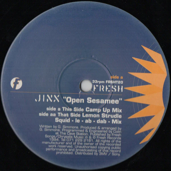 Jinx - Open Sesamee (12") (Very Good Plus (VG+)) - Image 2
