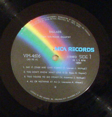 John Coltrane Quartet* - Ballads (LP) (Near Mint (NM or M-)) - Image 5