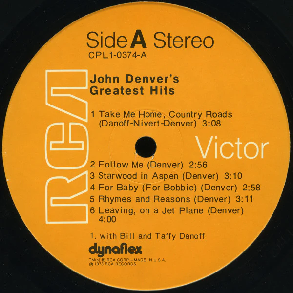 John Denver - John Denver's Greatest Hits (LP) (Very Good Plus (VG+)) - Image 3