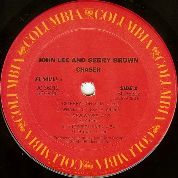 John Lee & Gerry Brown - Chaser (LP) (Mint (M)) - Image 4