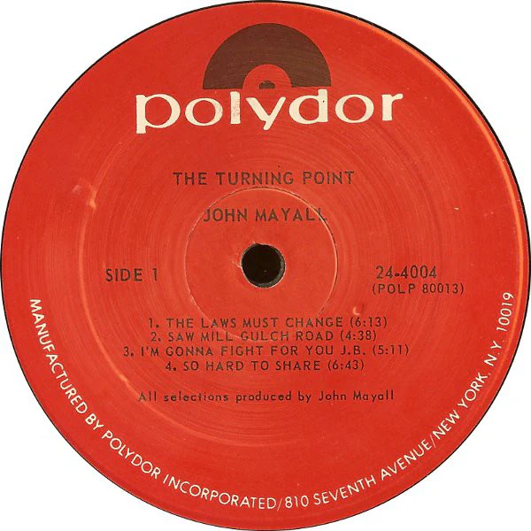 John Mayall - The Turning Point (LP) (Very Good Plus (VG+)) - Image 3