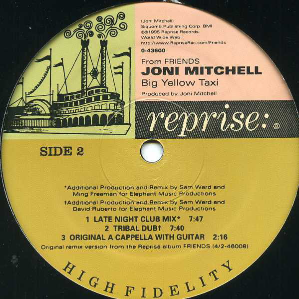 Joni Mitchell - Big Yellow Taxi (12") (Mint (M)) - Image 4