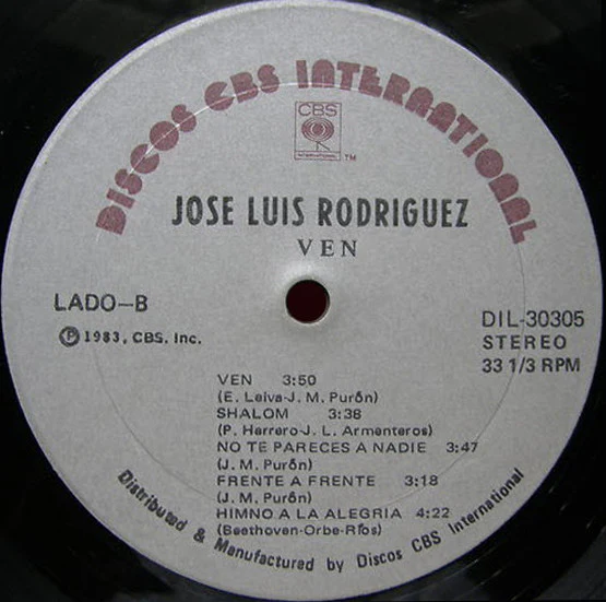 José Luis Rodríguez - Ven (LP) (Near Mint (NM or M-)) - Image 4