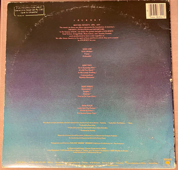 Journey - In The Beginning - 1975-1977 (2xLP) (Near Mint (NM or M-)) - Image 3