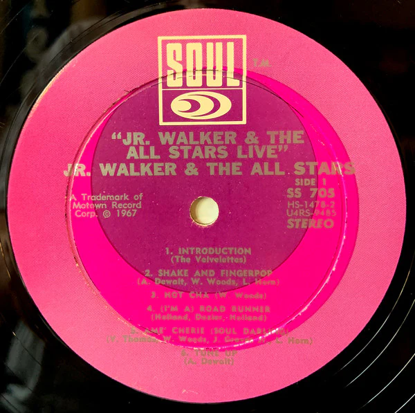 Jr. Walker & The All Stars* - Jr. Walker & The All Stars "Live" (LP) (Near Mint (NM or M-)) - Image 3