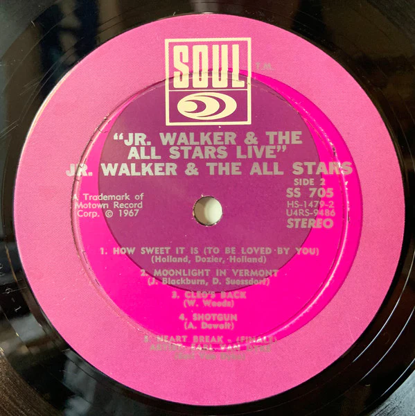 Jr. Walker & The All Stars* - Jr. Walker & The All Stars "Live" (LP) (Near Mint (NM or M-)) - Image 4