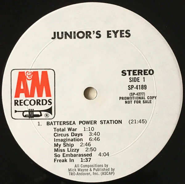 Junior's Eyes - Battersea Power Station (LP) (Very Good Plus (VG+)) - Image 3