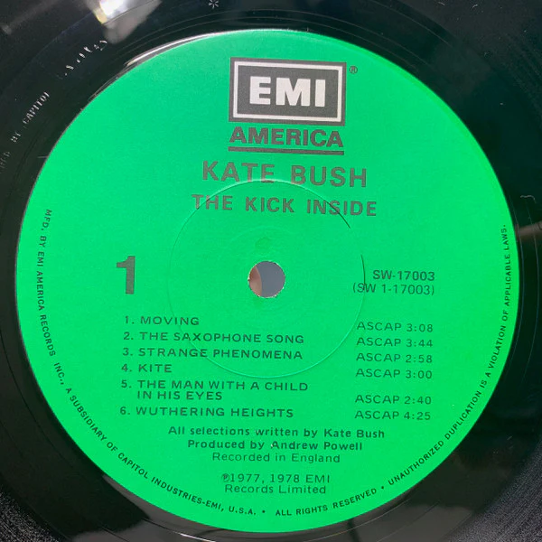 Kate Bush - The Kick Inside (LP) (Very Good Plus (VG+)) - Image 3