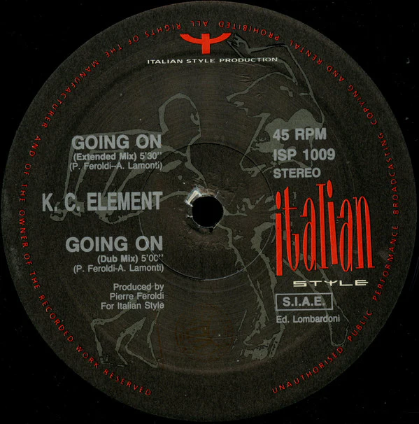 KC Element - Going On (12") (Very Good Plus (VG+)) - Image 3